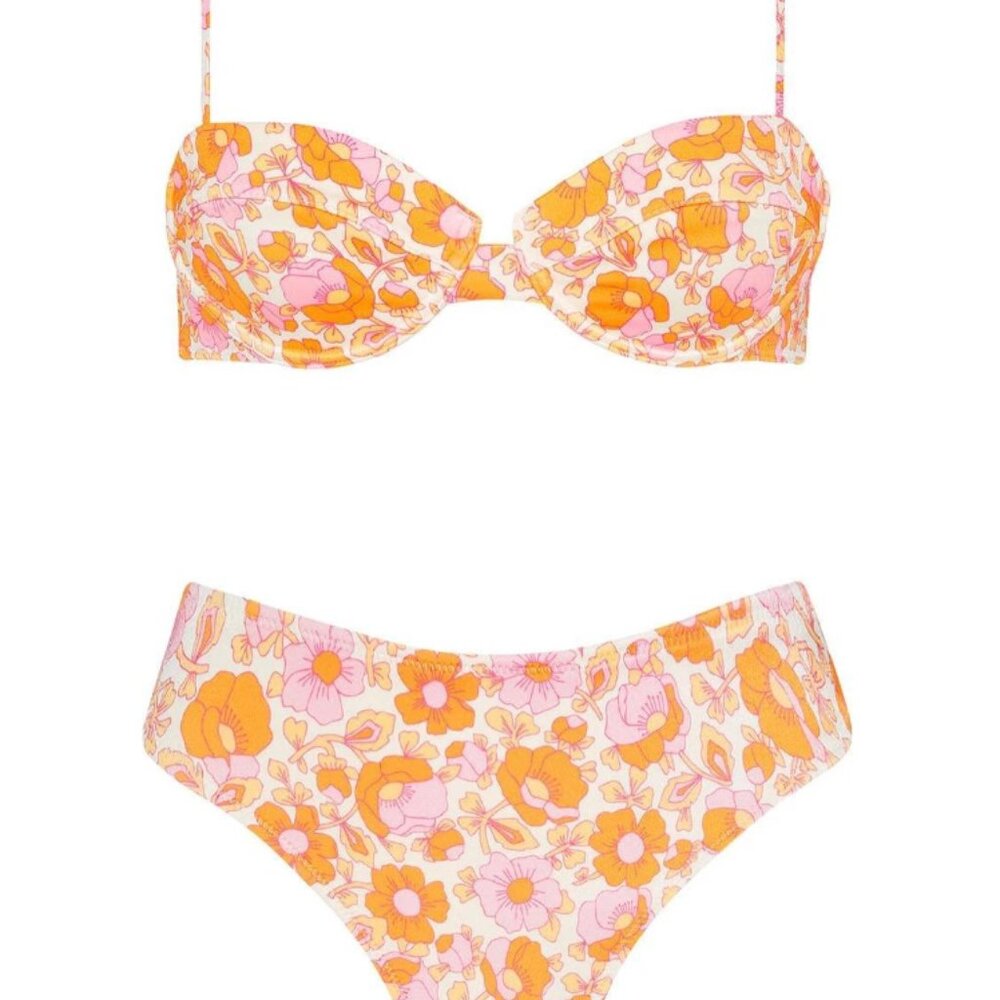 Triangl Rhian Neon Pop Bikini NWT